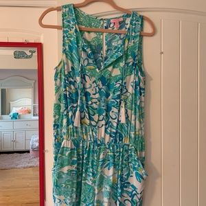 Lilly Pulitzer Blue Romper